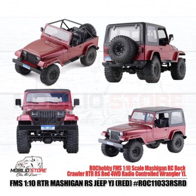 FMS ROCHOBBY Mashigan RC Rock Crawler RS Red 4WD RTR Adventure