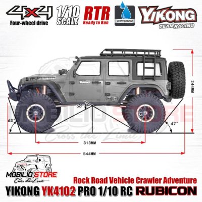 Yikong YK4102 Pro 1/10 RC Rock Road Vehicle Crawler Adventure RTR Yikong YK4102 Pro 1/10 RC Rock Road Vehicle Crawler Adventure RTR