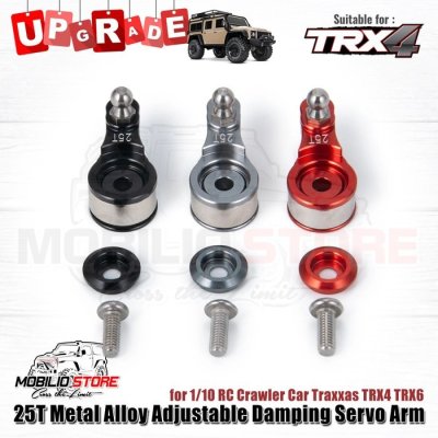 Metal Alloy Adjustable Damping Servo Arm 25T for RC Traxxas TRX4 TRX6