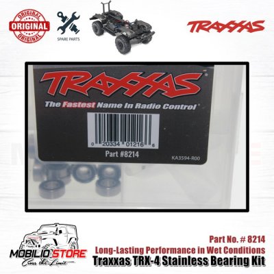 Traxxas Part #8214 TRX4 Stainless Bearing Kit High Quality Black-Seal