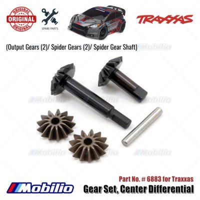 Traxxas Part #6883 Gear Set Center Differential for Ford Rally Slash