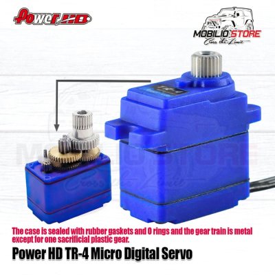 Power HD TR-4 Micro Servo Waterproof High Voltage for Traxxas TRX-4