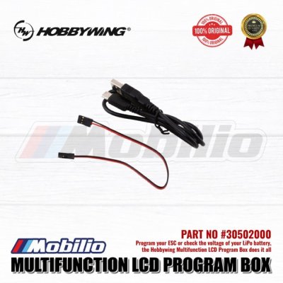 Hobbywing Part #30502000 Multifunction LCD Program Box ESC Programmer or Lipo Voltmeter