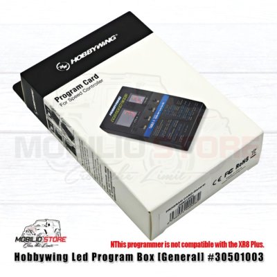 Hobbywing Led Progam Card Box General #30501003 for Hobbywing ESC