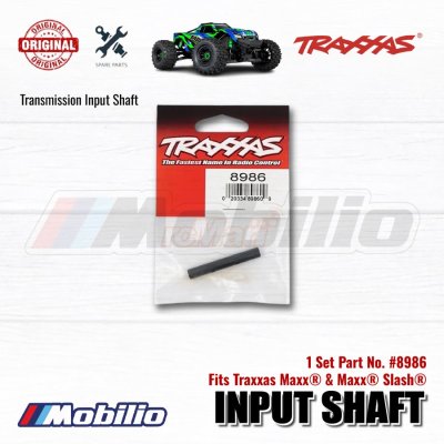 Traxxas Part #8986 Transmission Input Shaft for RC Slash Maxx Short Course Monster Track