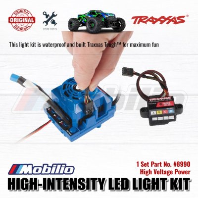 Traxxas Part #8990 Maxx LED Light Kit High-Intensity with Bumper Front Rear for RC Monster Trucks