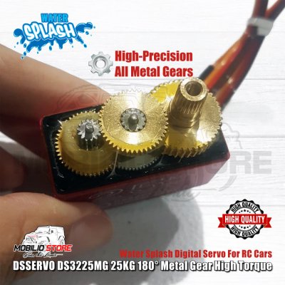 Digital Servo DS3225MG 25KG Watersplash Metal Gear High Torque Servo