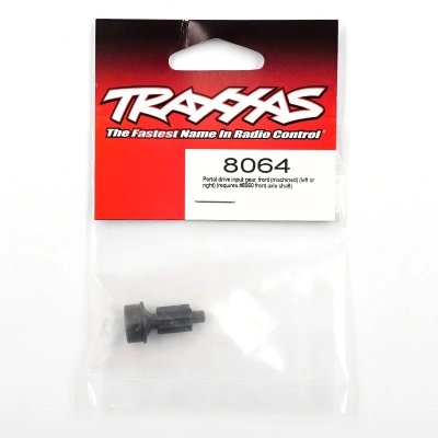 Traxxas Part #8064 Portal Drive Input Gear Front Machined Left or Right Requires #8060 Front Axle Shaft for TRX-4 RC Crawler Adventure