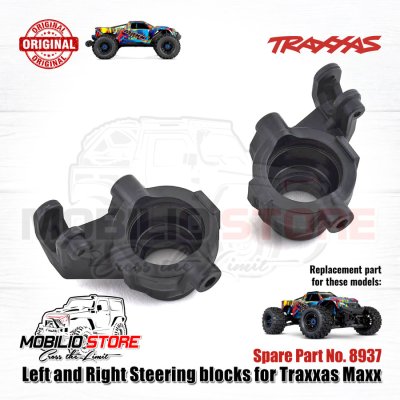 Traxxas Left & Right Steering Block Original for Maxx Spare Part 8937