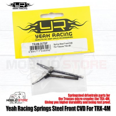 Upgrade Part - Yeah Racing Spring Steel Front CVD for Traxxas TRX4M