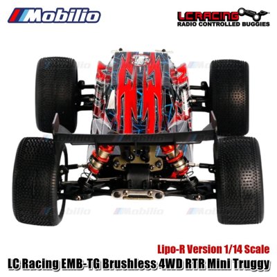 LC Racing EMB-TG Brushless 4WD Mini Truggy Lipo-R Version 1/14 Scale RTR