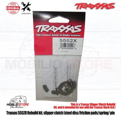 Traxxas #5552X Rebuild Kit Slipper Steel Disc Friction Pads Spring Pin