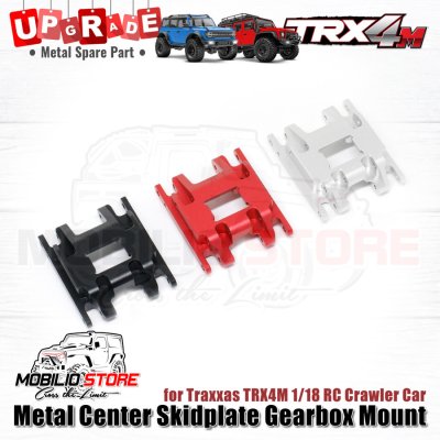 Upgrade Part Metal Center Skidplate Gearbox Mount for Traxxas TRX4M