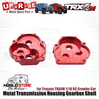 Upgrade Metal Transmission Housing Gearbox Shell for Traxxas TRX4M