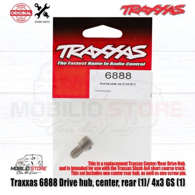 Traxxas #6888 Drive Hub Center Rear 4x3 Grub Screw Original Part