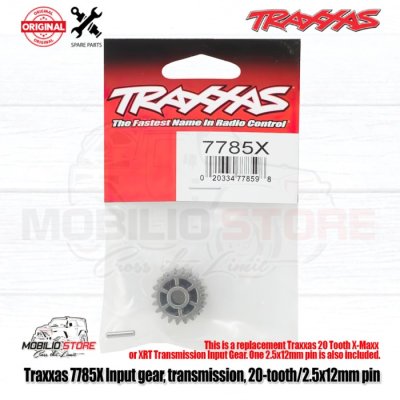 Traxxas 7785X Input Gear Transmission 20T 2.5x12mm Pin for X-Maxx XRT