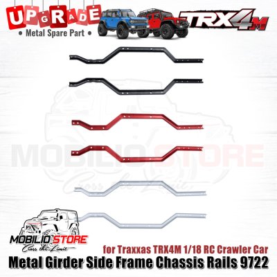 Upgrade Part Metal Girder Side Frame Chassis Rails for Traxxas TRX4M