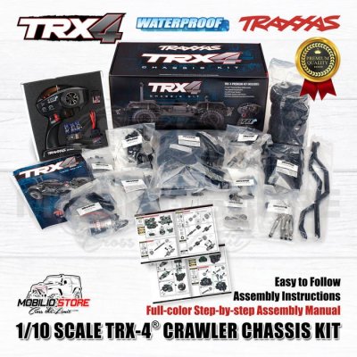 Traxxas 82016 TRX4 TRX-4 Crawler Chassis Kit + Electronic 1/10 Scale Truck
