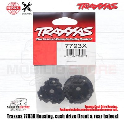 Traxxas #7793X Housing Cush Drive Front & Rear Halves for X-Maxx, XRT