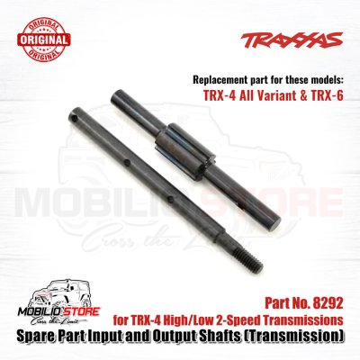 Spare Part Input and Output Shafts #8292 for 2-Speed Traxxas TRX4