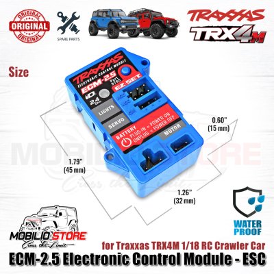 ECM-2.5 Electronic Control Module - ESC for Traxxas TRX4M RC Car 9785