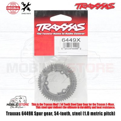 Traxxas #6449X Spur Gear 54 Tooth 1.0 Metric Pitch for X-Maxx