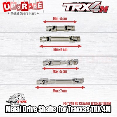 Upgrade Part Metal Drive Shaft for Traxxas TRX4M RC Crawler 1/18