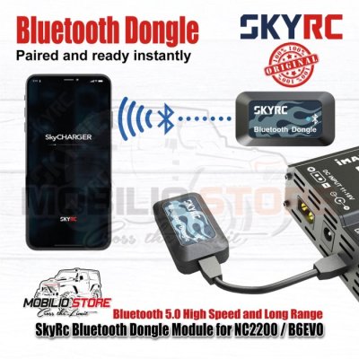 SKYRC Bluetooth 5.0 Dongle Module untuk NC2200 dan B6EVO SKYRC Bluetooth 5.0 Dongle Module untuk NC2200 dan B6EVO