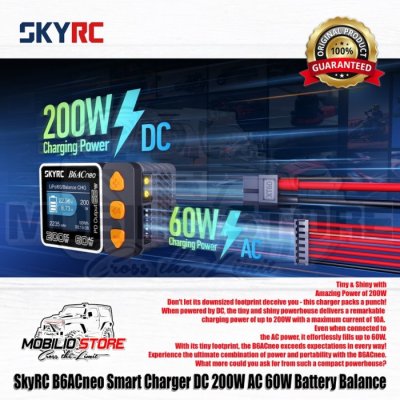 SkyRC B6ACneo 10A Multi Function Smart Charger Discharger DC 200W