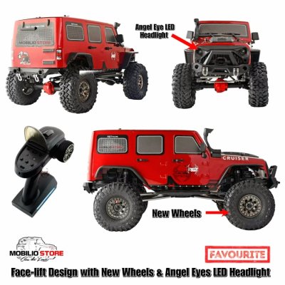 RGT EX 86100 V2 1:10 Scale Rock Crawler Cruiser 4WD Offroad RTR