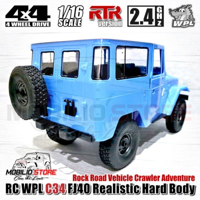 WPL C34 RTR FJ40 Remote Control Rc Crawler 4WD