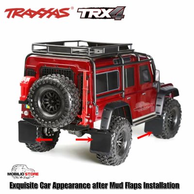 Mud Flaps Rubber Fender Accessories Part Upgrade for RC Traxxas TRX4