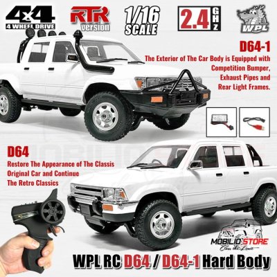 WPL D64 D64-1 RC Hard Body 4WD 2.4GHz 1/16 RTR Crawler Car Adventure