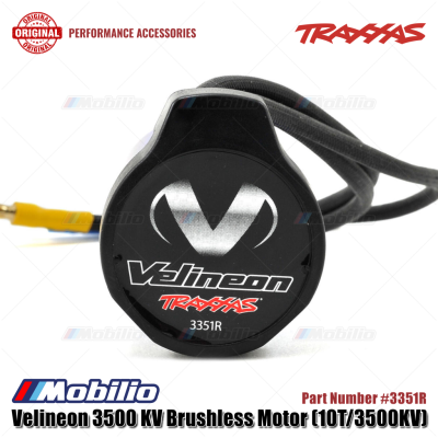 Traxxas Part #3351R Velineon 3500 KV Brushless Motor for 1/10 Scale RC Car Remote Control