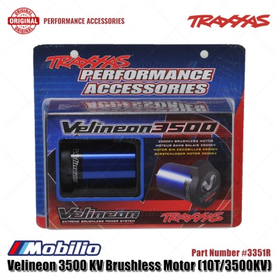 Traxxas Part #3351R Velineon 3500 KV Brushless Motor for 1/10 Scale RC Car Remote Control