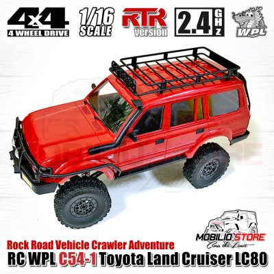 RC WPL C54-1 Toyota Land Cruiser LC80 RTR 1/16 Scale 4WD Crawler Propo