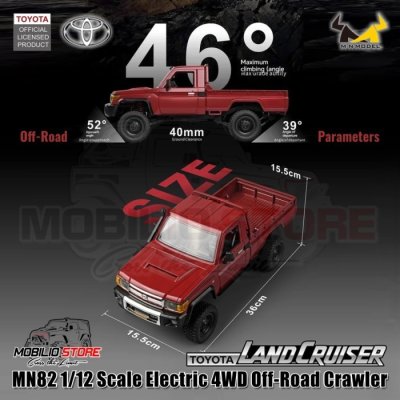 MN82 Toyota Land Cruiser LC79 1/12 Scale Electric 4WD Off-Road Crawler