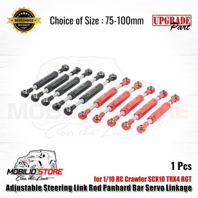 Adjustable Steering Link Rod Panhard Servo Linkage for 1/10 RC Crawler