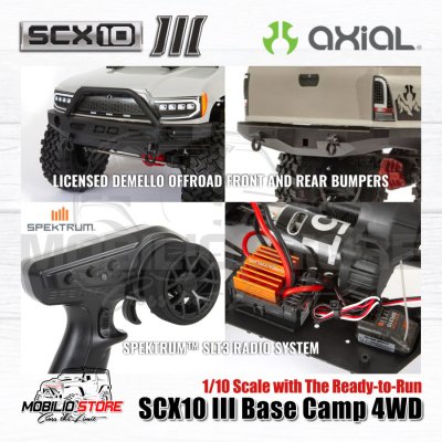 Axial SCX10 III Base Camp 4WD RC Car 1/10 Scale RTR Crawler Off-Road