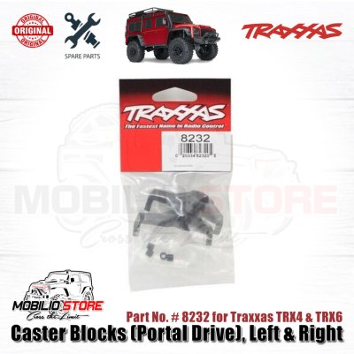 Traxxas Part #8232 Caster Blocks (Portal Drive) Left & Right for TRX4