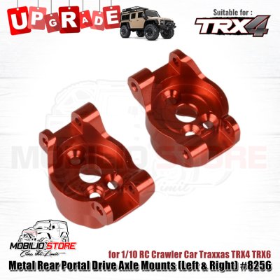 Upgrade Part Metal Rear Portal Drive Axle Mounts 8256 for Traxxas TRX4