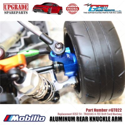 GPM Part #GT022 Aluminum Rear Knuckle Arm 2 Pcs Set for Traxxas 4-Tec 2.0, 4-Tec 3.0, 4-Tec Drift Ford Mustang