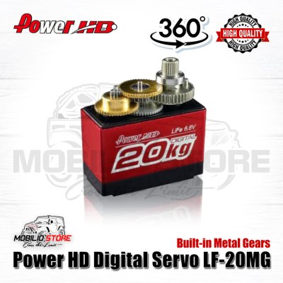 Power HD Digital Servo LF-20MG 360 Rotation 20 Kg Metal Gear RC Winch - LF-20MG 360