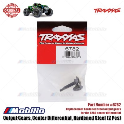 Traxxas Part #6782 Hardened Steel Output Gears for The 6780 Center Differential RC Hoss Rustler Stampede