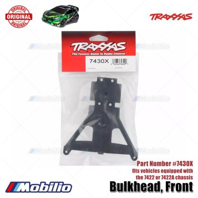 Traxxas Part #7430X Front Bulkhead Fits Vehicles Equipped with The 7422 or 7422A Chassis for RC Ford ST-Rally Slash