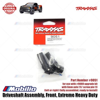 Traxxas Part #9051 Front Driveshaft with 6mm Axle for the Extreme Heavy Duty Upgrade Kit RC Ford Raptor Rustler Slash Stampede