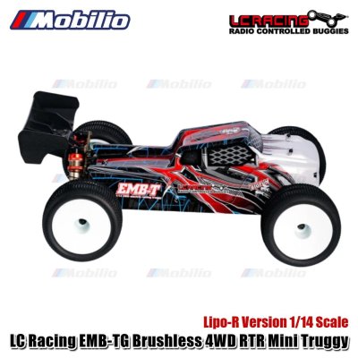 LC Racing EMB-TG Brushless 4WD Mini Truggy Lipo-R Version 1/14 Scale RTR