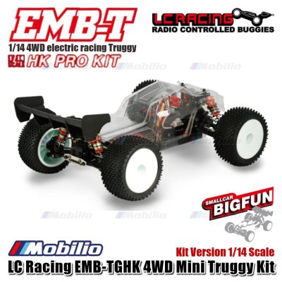 LC Racing EMB-TGHK 4WD Mini Truggy Kit 1/14 Scale Unassembled