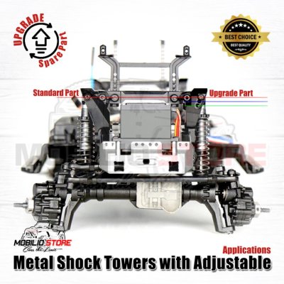 Metal Shock Towers with Adjustable For TRAXXAS TRX4 1/10 RC Crawler