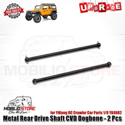 Metal Rear Drive Shaft CVD Dogbone for 1/8 YiKong RC Crawler YK4082